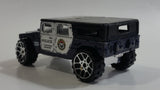 RealToy Hummer #133 Police Anti-Crime Country Sheriff Dark Blue and White Die Cast Toy Car Vehicle