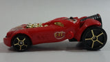 2009 Hot Wheels Rocket Fire Red Die Cast Toy Car Vehicle McDonald's Happy Meal