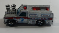 2008 Hot Wheels Rescue Rods Rescue Ranger Truck Silver Grey Die Cast Toy Car Vehicle