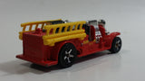2008 Hot Wheels Old Number 5.5 Fire Truck Red Die Cast Toy Firefighting Rescue Emergency Vehicle