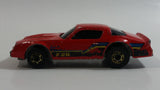 1986 Hot Wheels Chevrolet Camaro Z28 Red Die Cast Toy Muscle Car Vehicle