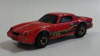 1986 Hot Wheels Chevrolet Camaro Z28 Red Die Cast Toy Muscle Car Vehicle