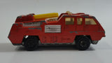 Vintage 1975 Lesney Matchbox Superfast No. 22 Blaze Buster Fire Ladder Truck Die Cast Toy Car Fire Fighting Rescue Emergency Vehicle Made in England