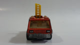 Vintage 1975 Lesney Matchbox Superfast No. 22 Blaze Buster Fire Ladder Truck Die Cast Toy Car Fire Fighting Rescue Emergency Vehicle Made in England