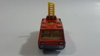 Vintage 1975 Lesney Matchbox Superfast No. 22 Blaze Buster Fire Ladder Truck Die Cast Toy Car Fire Fighting Rescue Emergency Vehicle Made in England