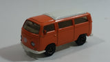 2008 Matchbox Outdoor Adventure Volkswagen T2 Bus 1970 Orange and White Die Cast Toy Car Vehicle