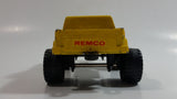1987 Remco On Call 24 Hours 4x4 Pickup Truck Yellow Pressed Steel Toy Car Vehicle
