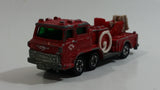 Vintage Tomica No. 29 Hino Fire Engine Ladder Truck 1/125 Scale Red Die Cast Toy Car Emergency Rescue Vehicle