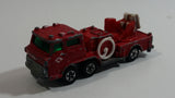 Vintage Tomica No. 29 Hino Fire Engine Ladder Truck 1/125 Scale Red Die Cast Toy Car Emergency Rescue Vehicle