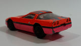 Zee Toys Zylmex P375 '84 Corvette Fluorescent Orange and Pink Die Cast Toy Car Vehicle