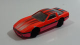 Zee Toys Zylmex P375 '84 Corvette Fluorescent Orange and Pink Die Cast Toy Car Vehicle