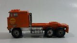 Rare Vintage 1970s Universal Products Shell Semi Truck Tractor Orange Die Cast Toy Car Vehicle - Hong Kong