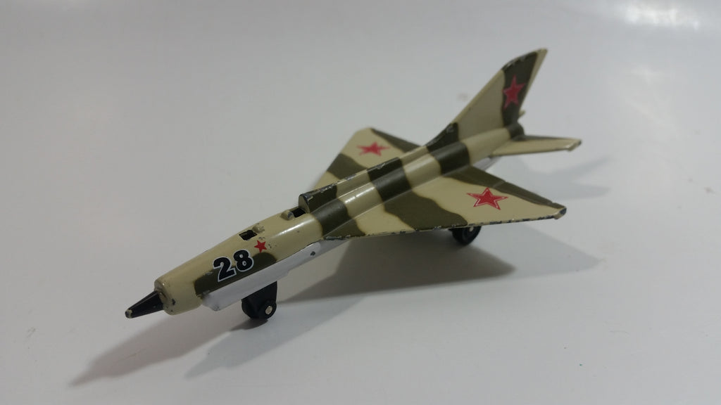 Vintage 1973 Matchbox Sky Busters Mig 21 Camouflage #28 Die Cast Toy A ...