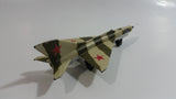 Vintage 1973 Matchbox Sky Busters Mig 21 Camouflage #28 Die Cast Toy Army Military Fighter Jet Airplane