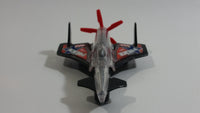 2013 Hot Wheels Police Pursuit Poison Arrow Black Airplane Die Cast Toy Fighter Jet Plane Vehicle