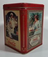 2003 Coca Cola Coke Soda Pop "The Drink of All of The Year" Red 5 1/2" Tall Tin Metal Container