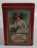 2003 Coca Cola Coke Soda Pop "The Drink of All of The Year" Red 5 1/2" Tall Tin Metal Container