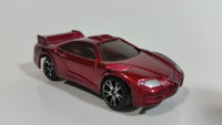 MotorMax 1/64 Scale 6143-6 Dark Red Die Cast Toy Sports Car Vehicle