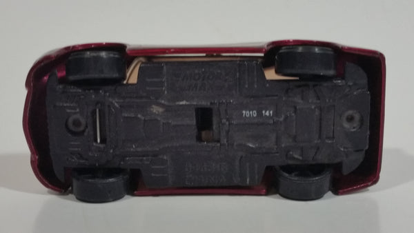 MotorMax 1/64 Scale 6143-6 Dark Red Die Cast Toy Sports Car Vehicle ...