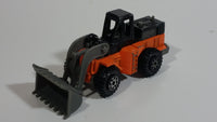 1998 Hot Wheels CAT Wheel Loader Orange, Black, and Grey Die Cast Toy Construction Vehicle