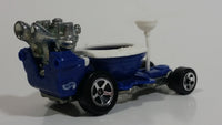 2000 Hot Wheels Virtual Collection Hot Seat Blue and White Die Cast Toy Car Vehicle