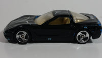 2000 Hot Wheels Auto Dealership '97 Corvette Black Die Cast Toy Car Vehicle