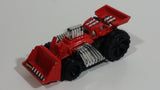 2015 Hot Wheels City Works Speed Dozer Red Bulldozer Die Cast Toy Construction Vehicle Equipment