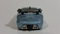 2004 Hot Wheels First Editions Tooned Mercy Breaker Metalflake Light Blue Die Cast Toy Car Vehicle