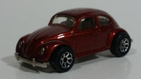 1999 Hot Wheels Car Crusher 1953-57 Volkswagen VW Bug Metallic Brown Dark Red Die Cast Toy Car Vehicle 7SP