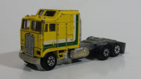 Vintage Road Champs Kenworth Aerodyne Cab-Over Engine Semi Tractor Truck Yellow Die Cast Toy Car Vehicle - Hong Kong