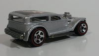 2002 Hot Wheels Red Lines The Demon Metalflake Silver Die Cast Toy Car Vehicle