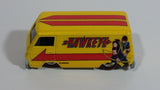 2016 Hot Wheels Pop Culture Marvel Hawkeye '66 Dodge A100 Van Yellow Die Cast Toy Superhero Character Car Vehicle