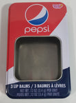2014 Pepsi Cola Lotta Luv Beauty 3 Lip Balms Tin Metal Container - Empty