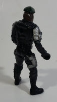 Unknown 3 1/2" Tall Soldier with Green Hat Toy Action Figure
