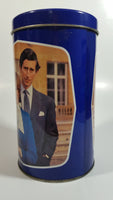 Regency Ware Prince Charles & Lady Diana Royal Wedding 29th July 1981 Blue Cylindrical Tin Metal Container