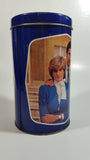 Regency Ware Prince Charles & Lady Diana Royal Wedding 29th July 1981 Blue Cylindrical Tin Metal Container