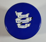 Regency Ware Prince Charles & Lady Diana Royal Wedding 29th July 1981 Blue Cylindrical Tin Metal Container