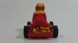 Subway Kid's Pak #45 Red and Yellow Go Cart Plastic Pullback Friction Motorized Toy Race Car Vehicle
