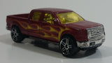 2016 Hot Wheels Hot Trucks 2009 Ford F-150 Truck Magenta Dark Red Die Cast Toy Car Vehicle