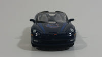 2006 Upper Deck Limited Edition 2005 Corvette Convertible Vancouver Canucks NHL Ice Hockey Team Dark Blue Die Cast Toy Car Vehicle