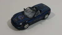 2006 Upper Deck Limited Edition 2005 Corvette Convertible Vancouver Canucks NHL Ice Hockey Team Dark Blue Die Cast Toy Car Vehicle