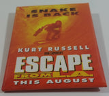 1996 Paramount Pictures John Carpenter's Escape From L.A. "Snake is Back" Kurt Russell This August Promotional Movie Film Pin