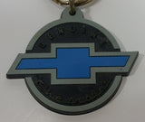 Genuine Chevrolet Black and Blue Rubber Key Chain