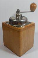 Vintage Zassenhaus Wood and Metal Coffee Grinder Mill 150 Made in Western Germany