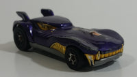 2010 Hot Wheels Wall Tracks Seesaw Smash Howlin' Heat Metalflake Purple Die Cast Toy Car Vehicle