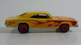 2016 Hot Wheels HW Flames '69 Dodge Charger Yellow Die Cast Toy Muscle Car Vehicle