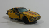 Vintage Yatming No. 1062 Datsun 280 Z-T Yellow Die Cast Toy Car Vehicle with Opening Doors - Hong Kong