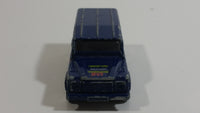Vintage 1984 Corgi Land Rover Duckhams Race Support Dark Blue Die Cast Toy Car Vehicle