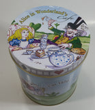 2010 Cardew Design N.A. Inc. Disney Alice In Wonderland's Cafe Rabbit "I'm Late! I'm Late!" 6" Tall Cylindrical Shaped Tin Metal Container