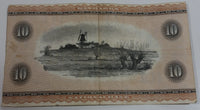 1936 Danmark Denmark 10 Ti Kroner Paper Bill Cash Money Bank Note Currency K9670J 7359343